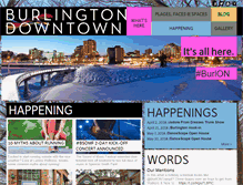 Tablet Screenshot of burlingtondowntown.ca